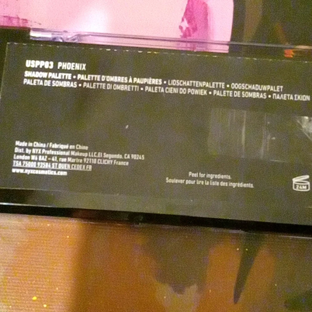 NYX Ultimate Edit Yellow Red Eyeshadow Palette